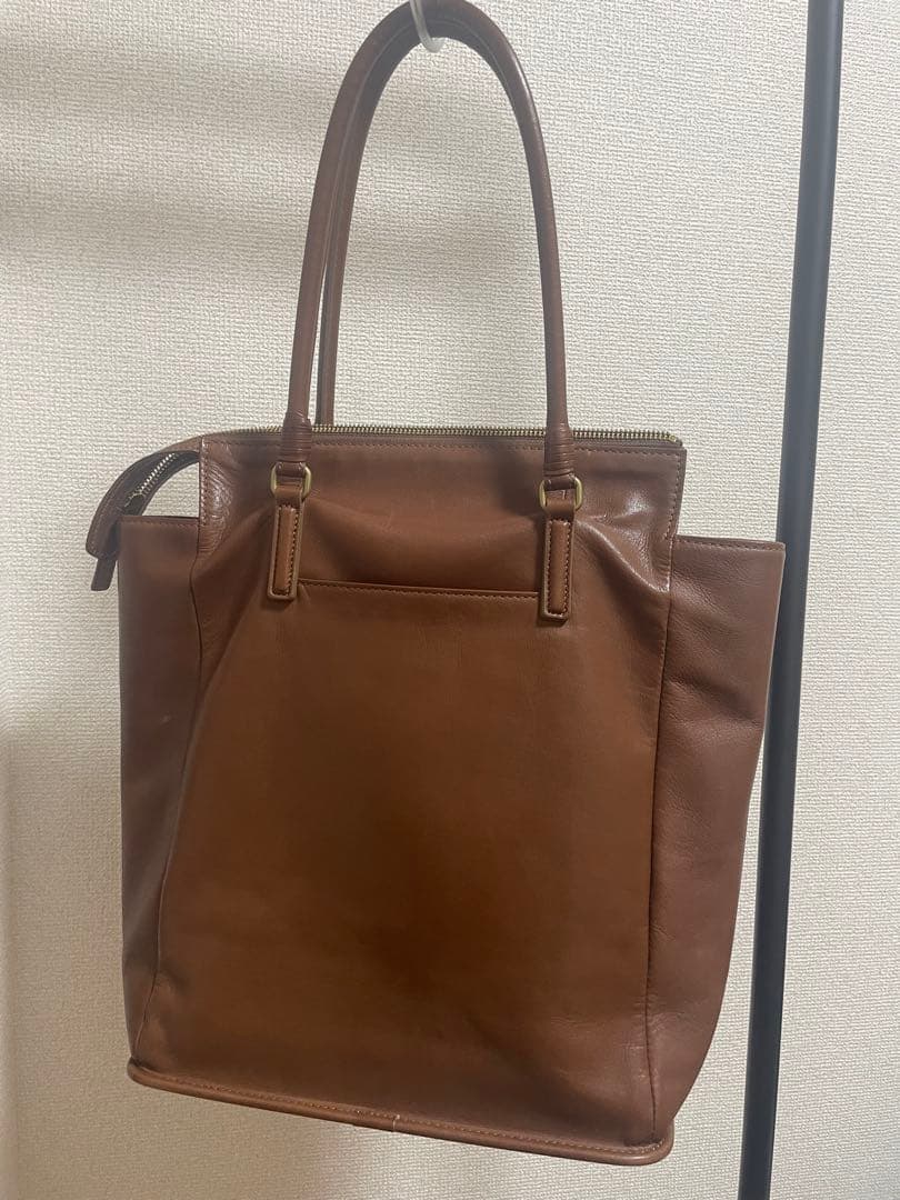 美品　土屋鞄　プリソワ　トートバッグ　ブラウン