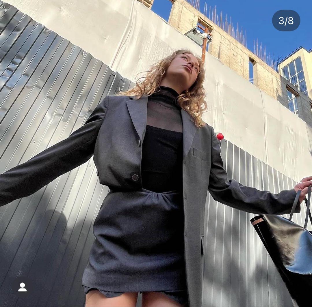 ネ*コ様 【正規品】　shushu/tong キャミソール　ダブルレイヤードスカ