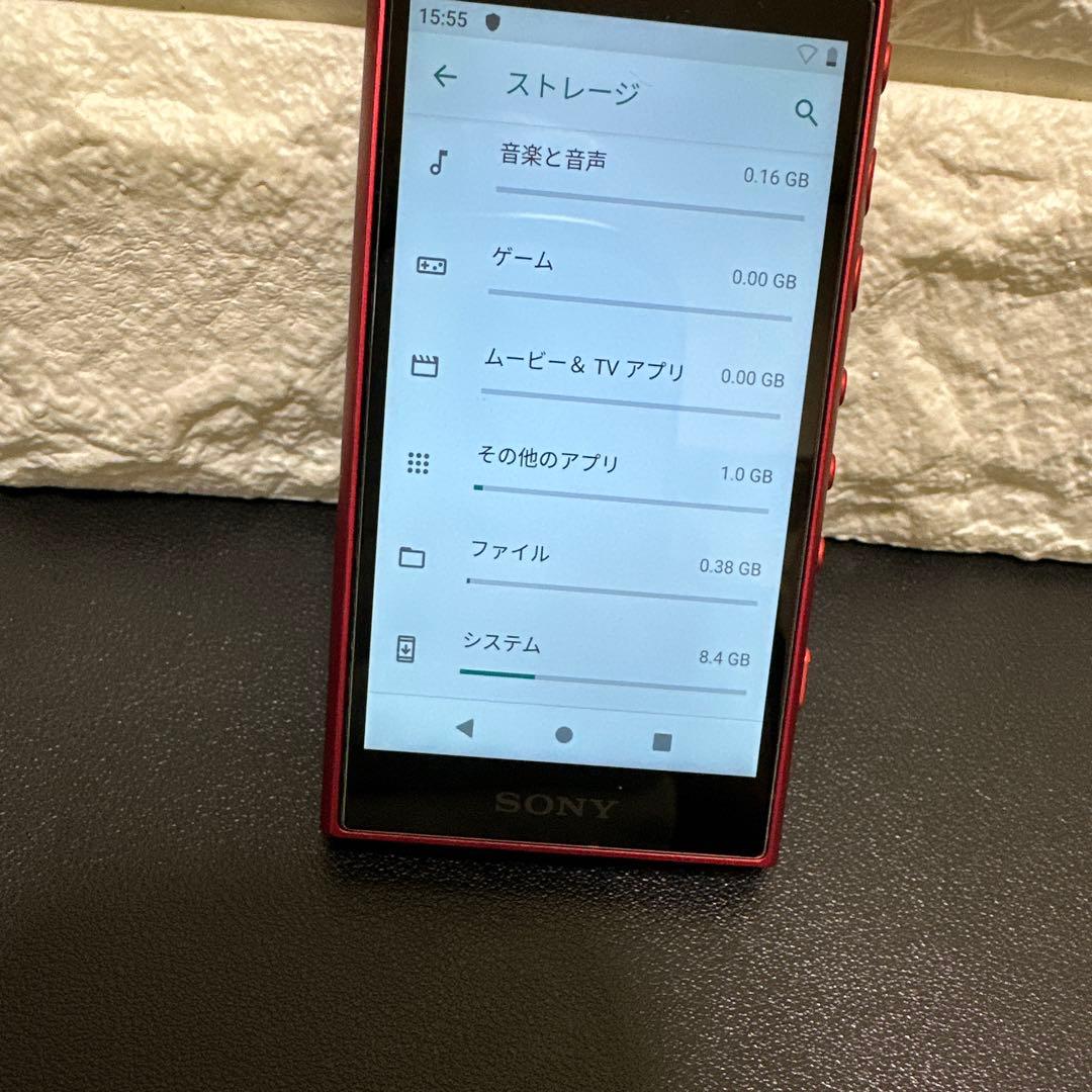 美品SONY NW-A106 レッド32GB デジタルオーディオプレーヤー動作品