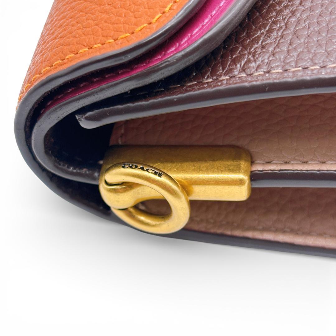 【美品✨】コーチ タビー クロスボディバッグ カラーブロック
