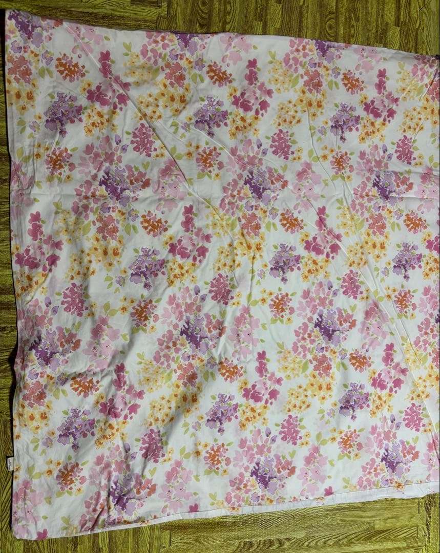 ローラアシュレイ　アメリ　花柄ベッドカバー　ダブル