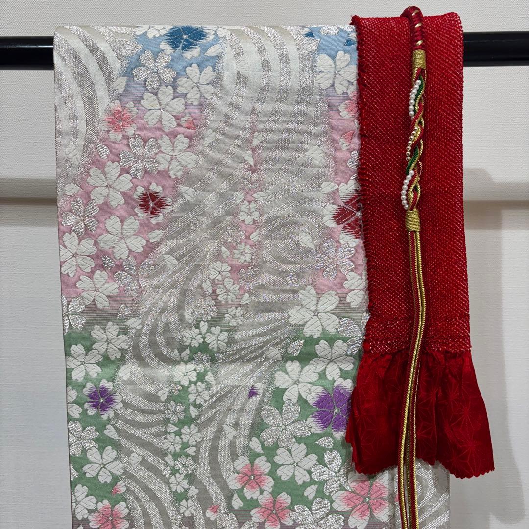 振袖フルセット　7点セット　長襦袢付き　身丈158 青　成人式　前撮り　f26