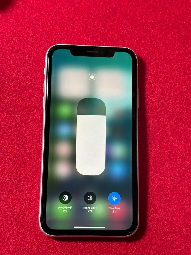 【7324】iPhone XR ホワイト128GB sim フリー