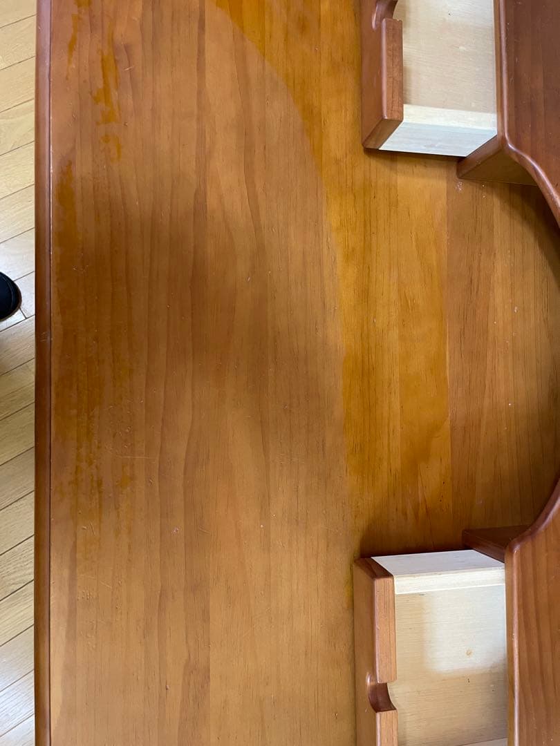 木製クラシックデスク 収納付き