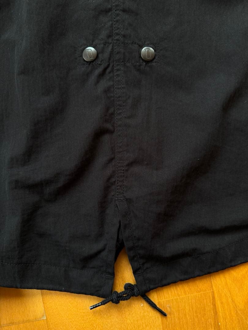 SEQUEL FISHTAIL TRENCH COAT BLACK M 黒