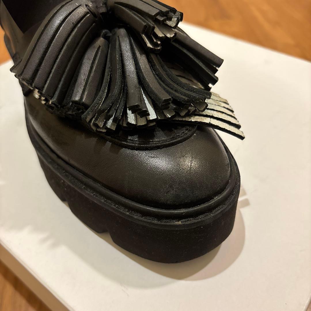 Maison Margiela フリンジローファー ブラック36サイズ