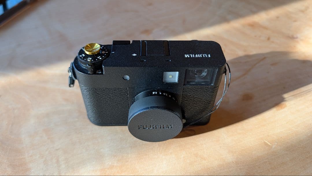 FUJIFILM X half ブラック スキンシール＋ソフトシャッターカスタム