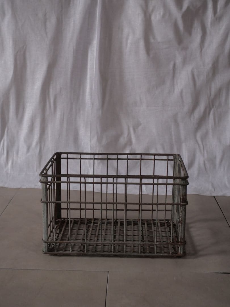 アメリカ製　アイアン　ビンテージ　収納　古家具　古道具　アンティーク　昭和レトロ