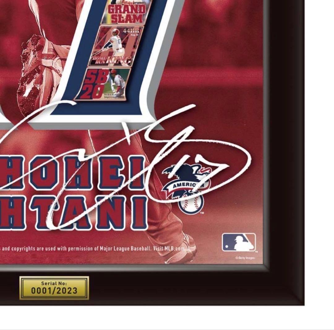 【新品未使用】大谷翔平記念品 2023 ホームラン王&MVP獲得額装ピンズセット