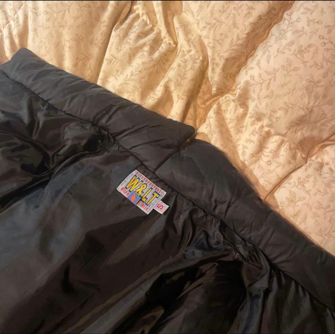 W&LT ブラック ダウンジャケット S