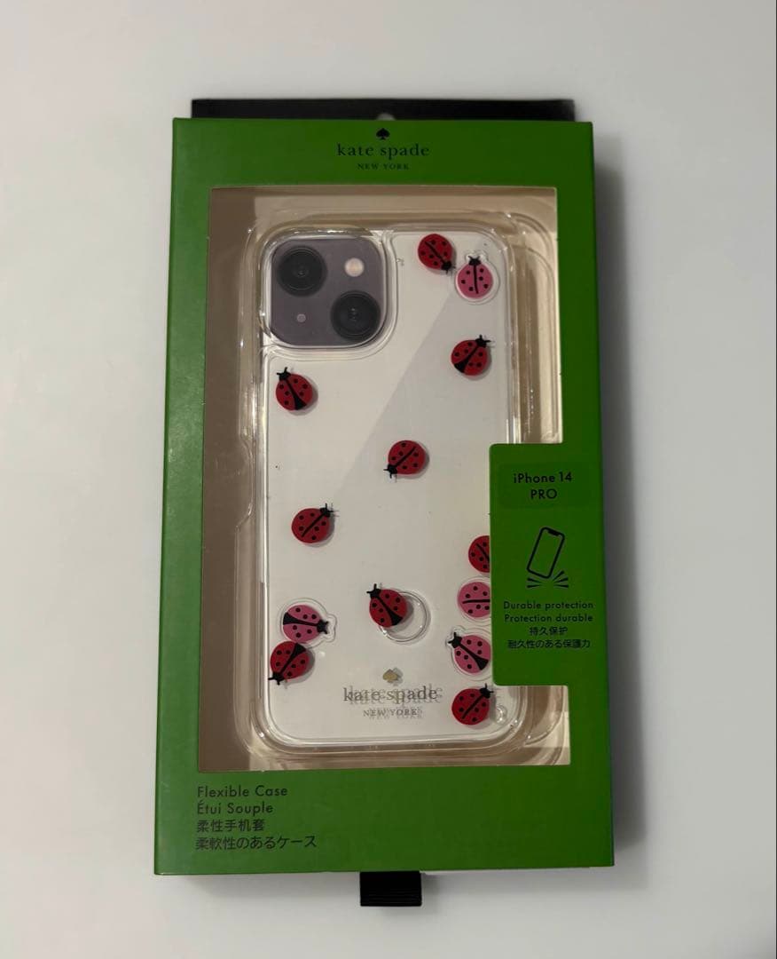 ☆新品☆ KATE SPADE iPhone14Proケース クリア KA555