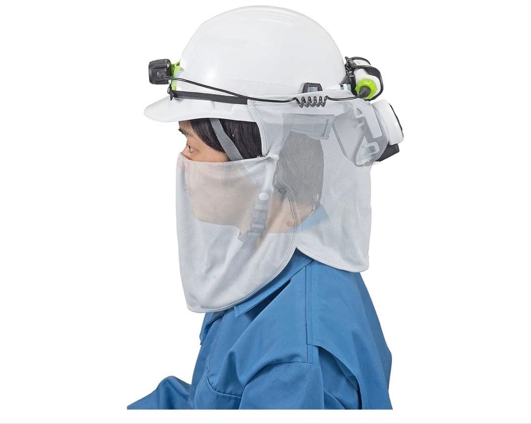 ヘルメット用送風ファン タジマ 清涼ファン風雅ヘッド フルセット 熱中症対策