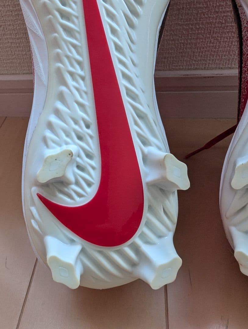 野球スパイクNike Vapor スパイクシューズ レッド/ホワイト