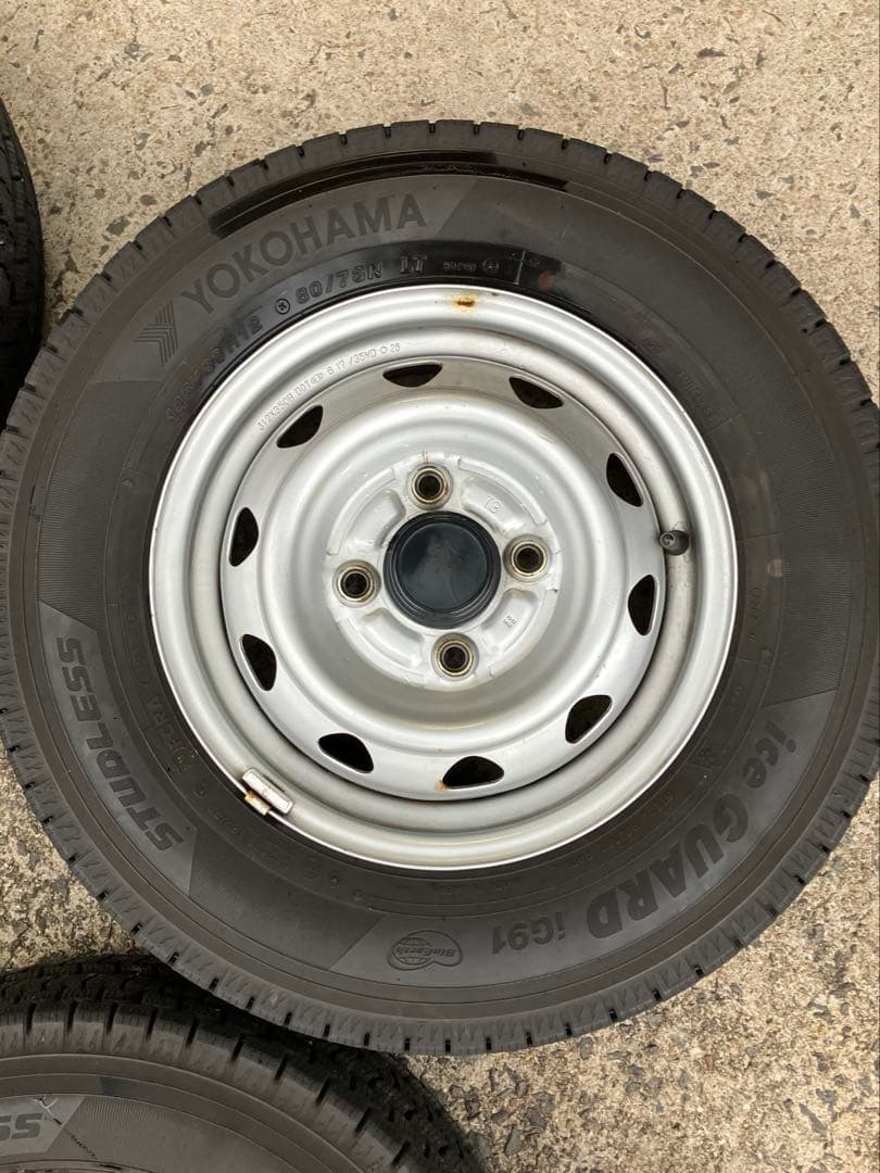 2本② 145/80R12 スタッドレスホイールセット