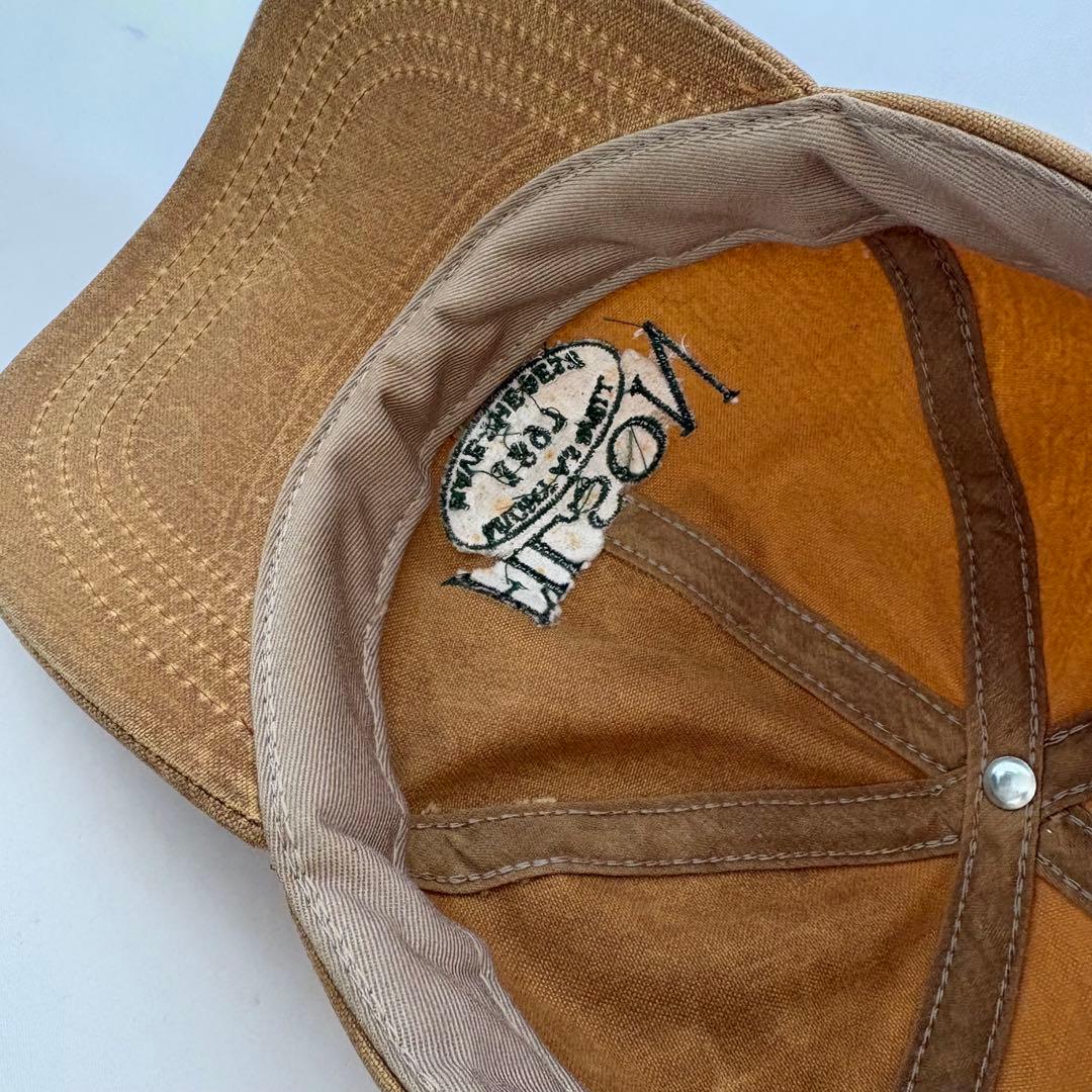 90s FILSON オイルドコットン ロゴエンブロイダリー キャップ USA製
