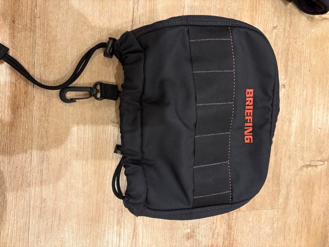 ヘッドカバー7個セットBRIEFING キャディバッグ CR-4 ブラック