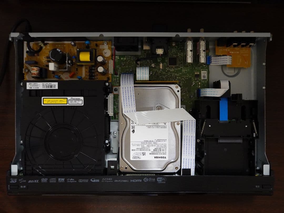 BIV-TW1100 HDD 2TB換装済+新品BDドライブ+純正リモコン付①