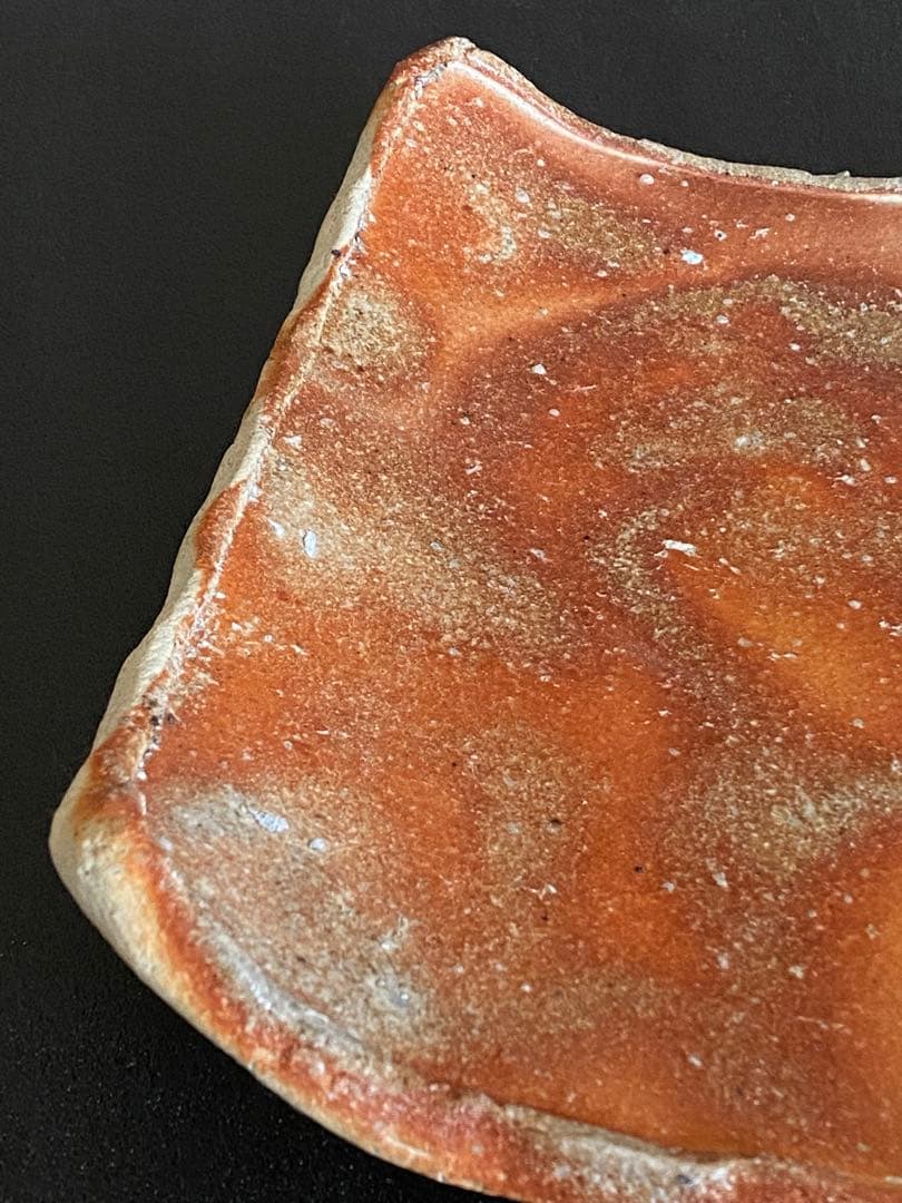 信楽焼 Shigaraki 四方皿 Square Plate 古谷道生 J03