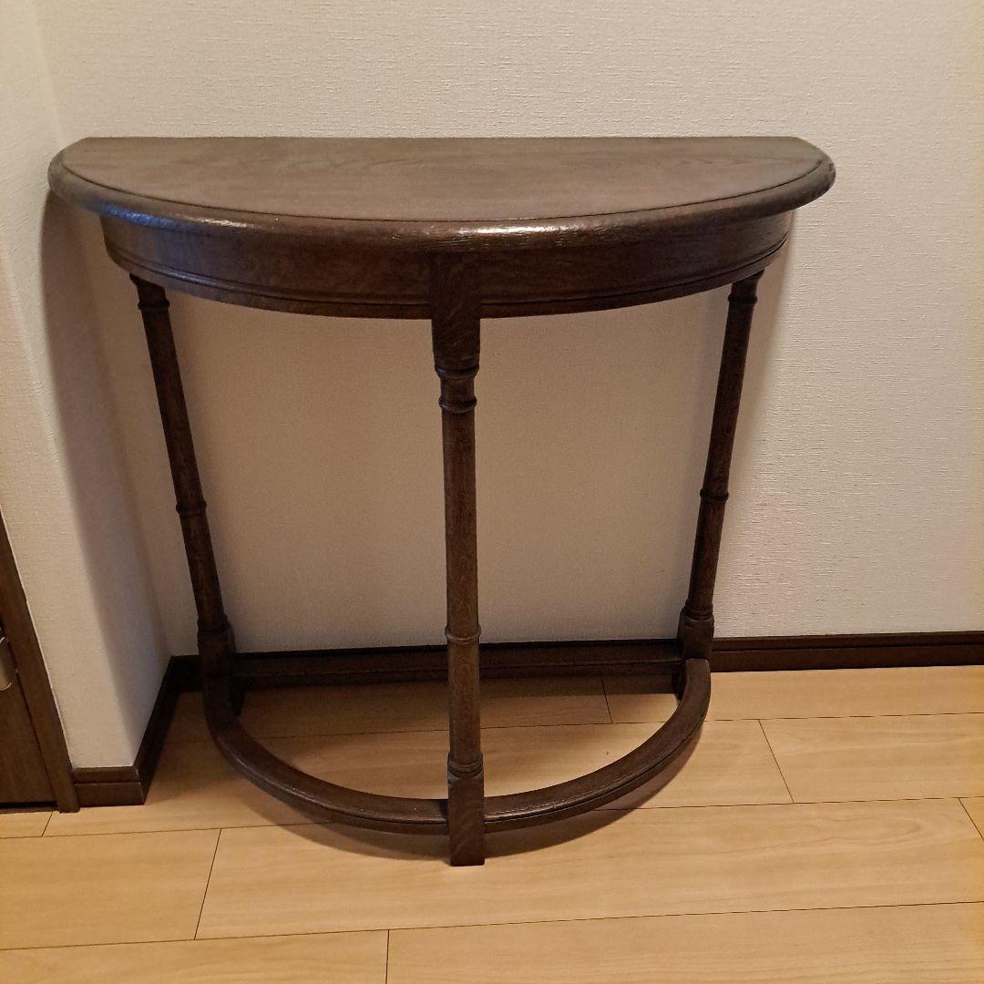 フランダースの家具やさん購入　重厚飾り棚アンティークヨーロッパ輸入家具近隣お届け