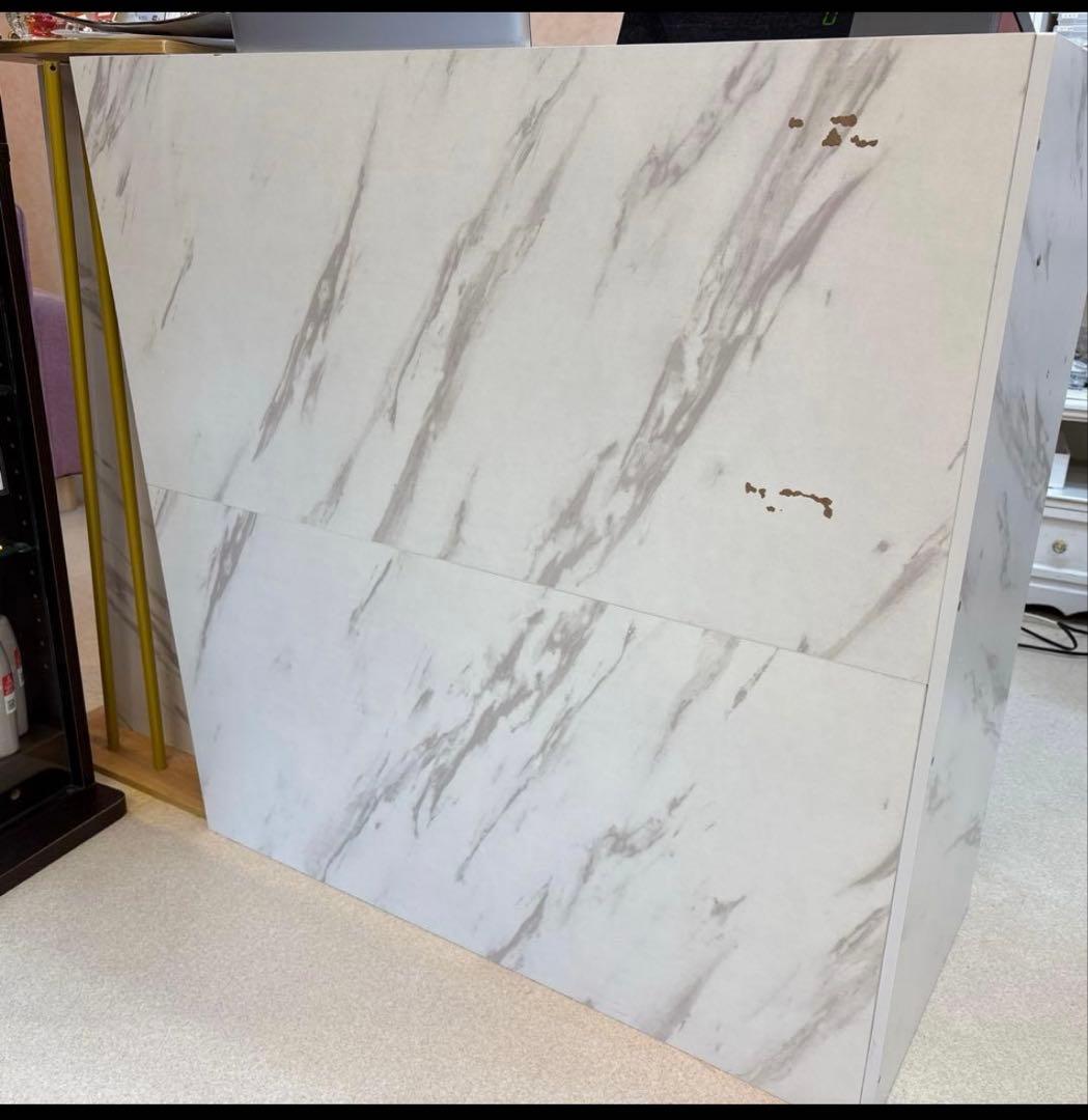 ２月中削除❗️✴️大理石風カウンターレジ　モルタル調