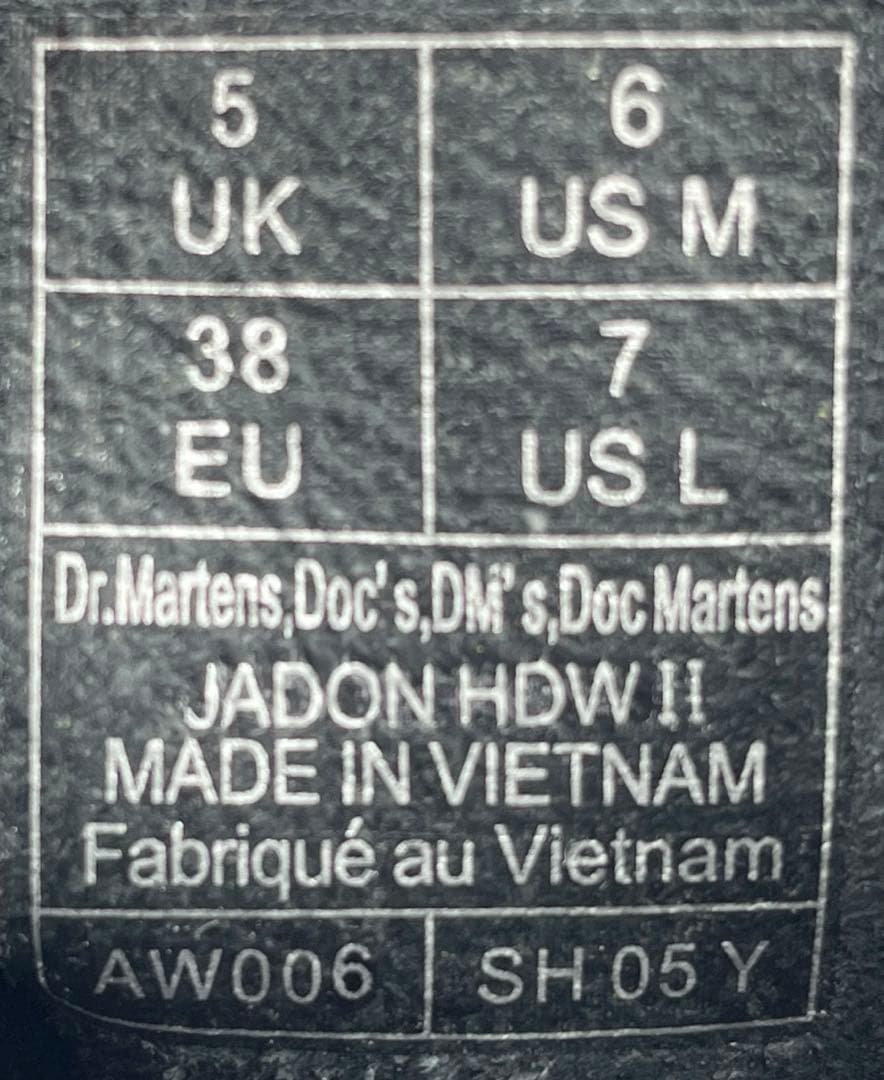 【新品未使用】Dr. Martens JADON HDW II 厚底