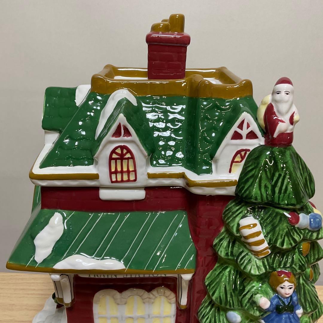 スポード　TRAIN STATION クッキージャー　陶器製