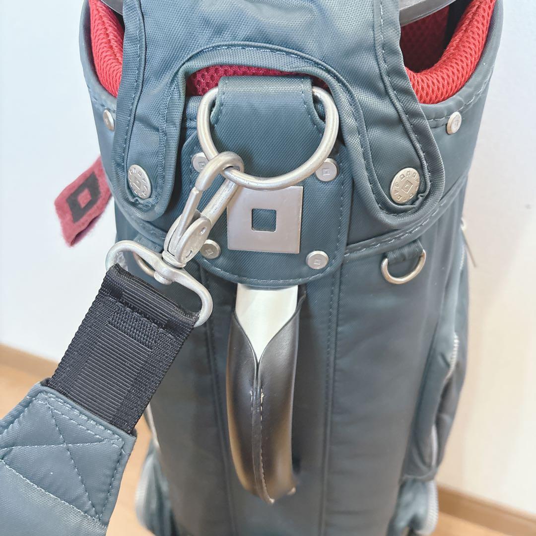 K405 onoff ナイロンツイル ネイビー キャディバッグ