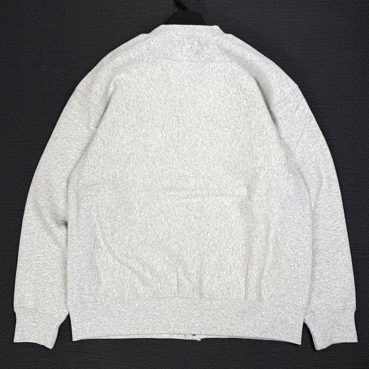 新品 ナノユニバース ゴルフ 裏起毛 スウェット ブルゾン スナップボタン L