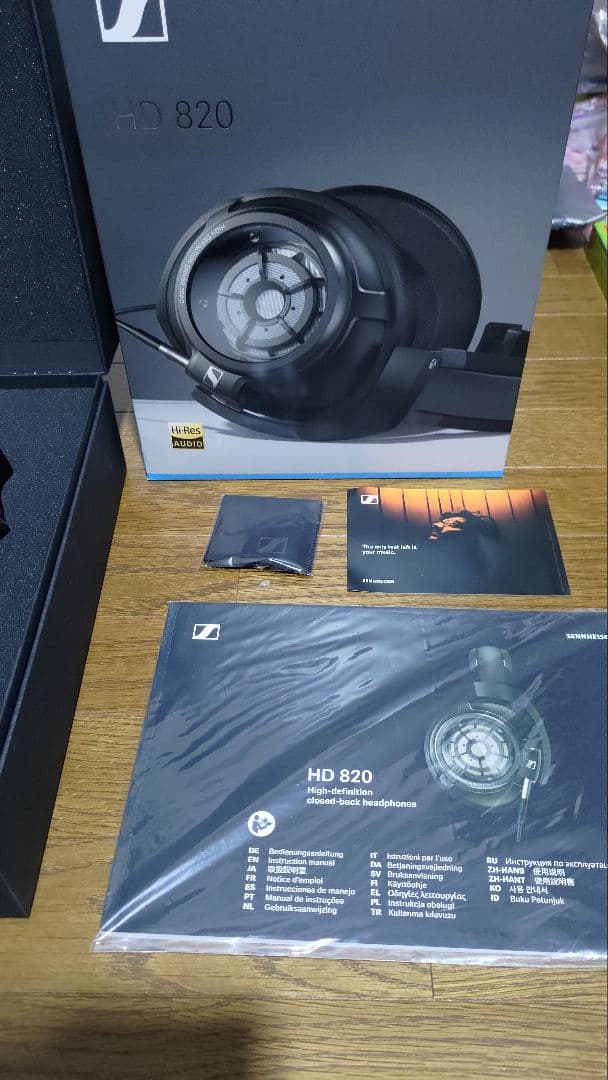 ゼンハイザー Sennheiser HD820 オーダーメイド4.4mmケーブル