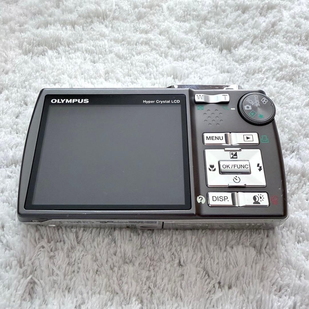 【動作確認済】OLYMPUS オリンパス μ830 レトロコンデジ シルバー