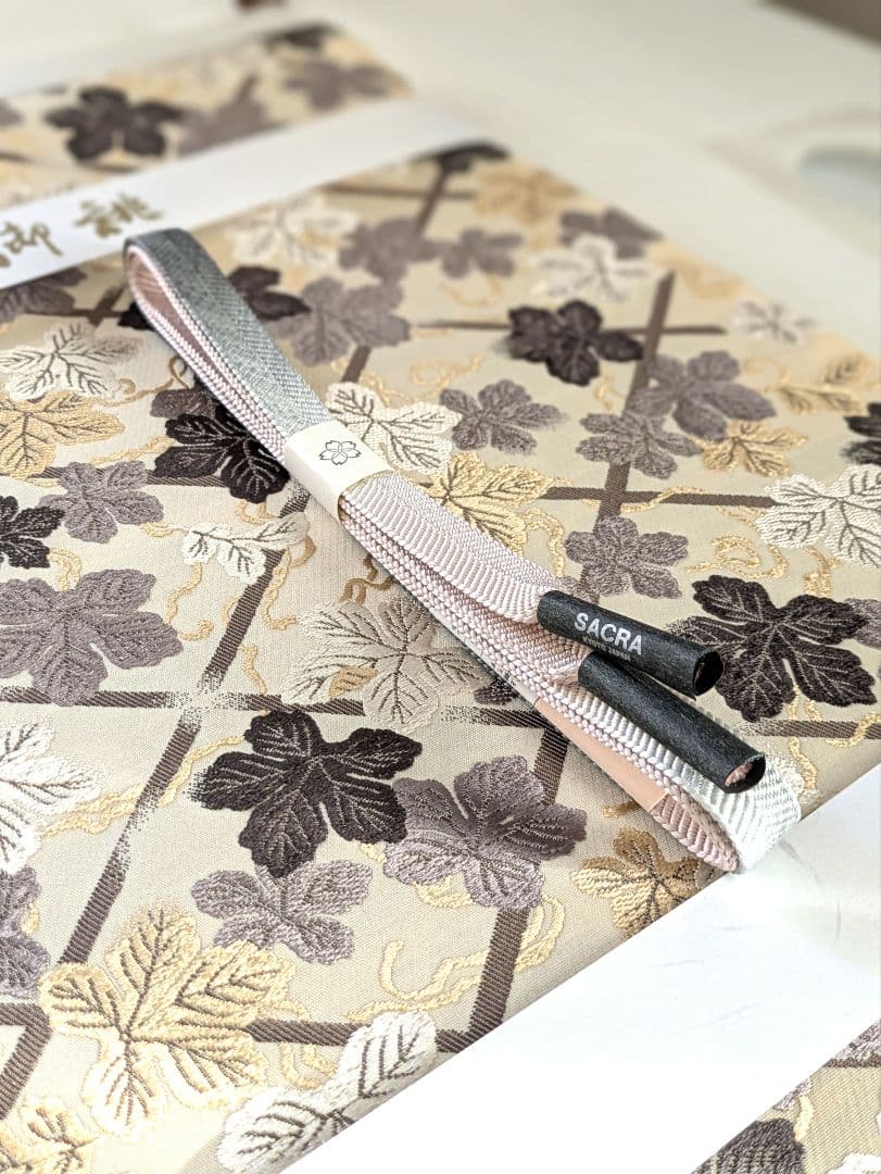 N*Y様 正絹西陣織名門岡文謹製洒落袋帯お仕立て上がり