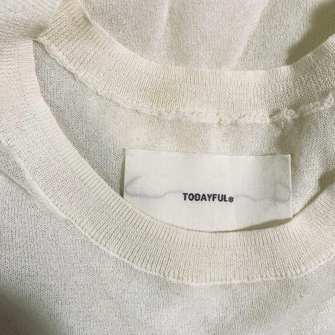 完売TODAYFUL×Studio Doe 2set Sheer Knit