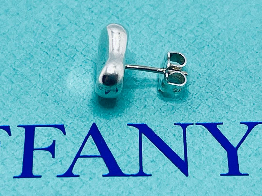 c865 ティファニー　ビーン　ピアス　シルバー　925 片側　ビーンズ