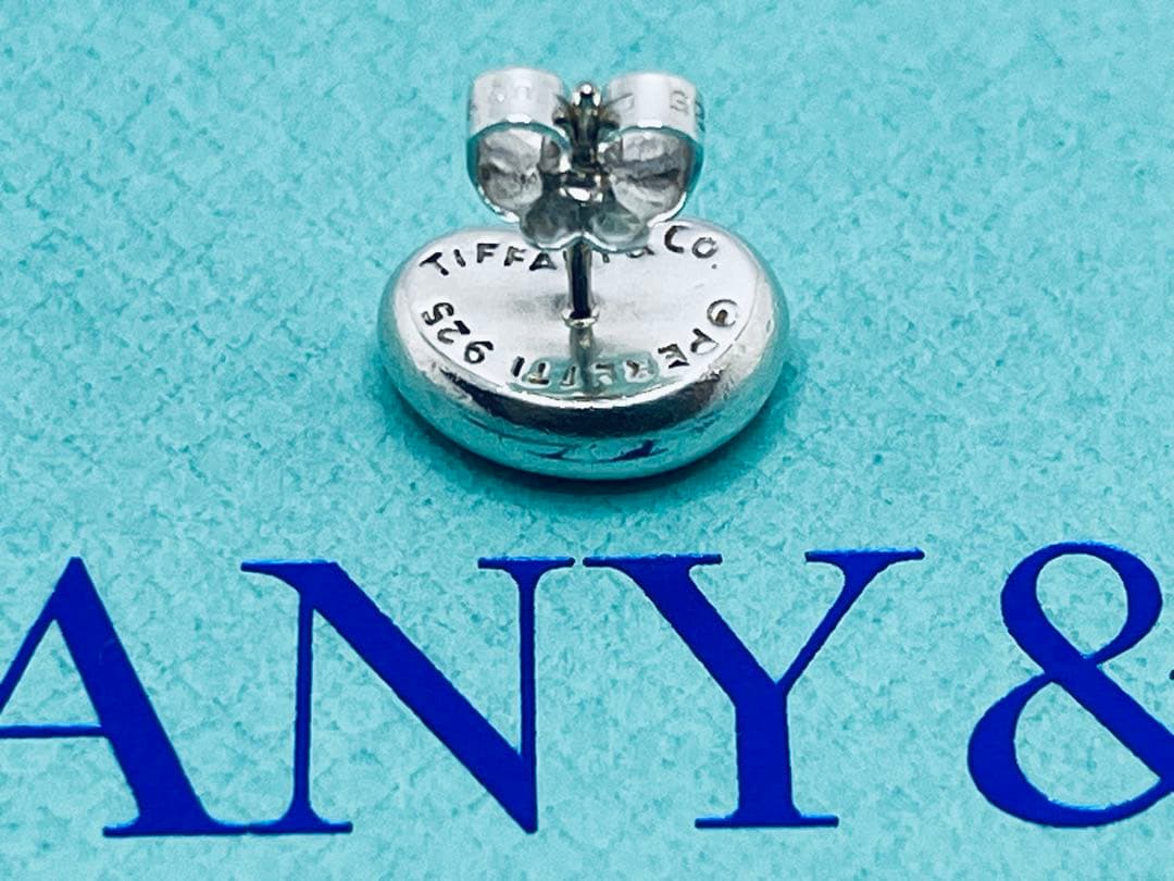 c865 ティファニー　ビーン　ピアス　シルバー　925 片側　ビーンズ