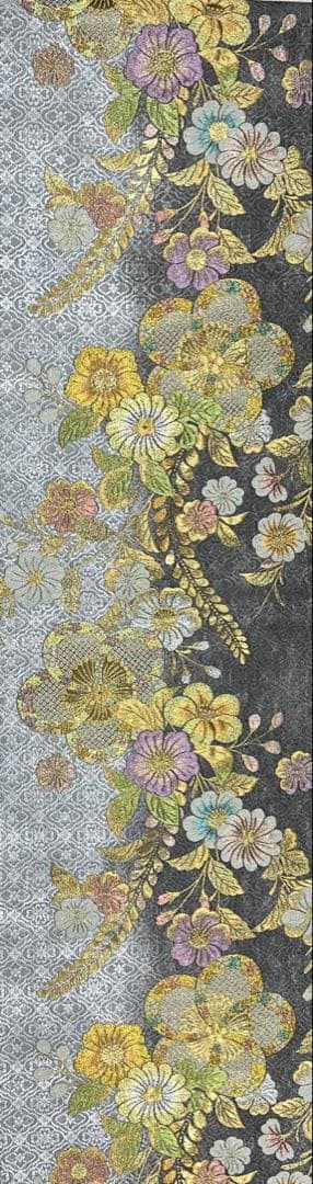 振り袖　フルセット　長襦袢　朧　金彩加工　刺繍入り　金通し　成人式　711