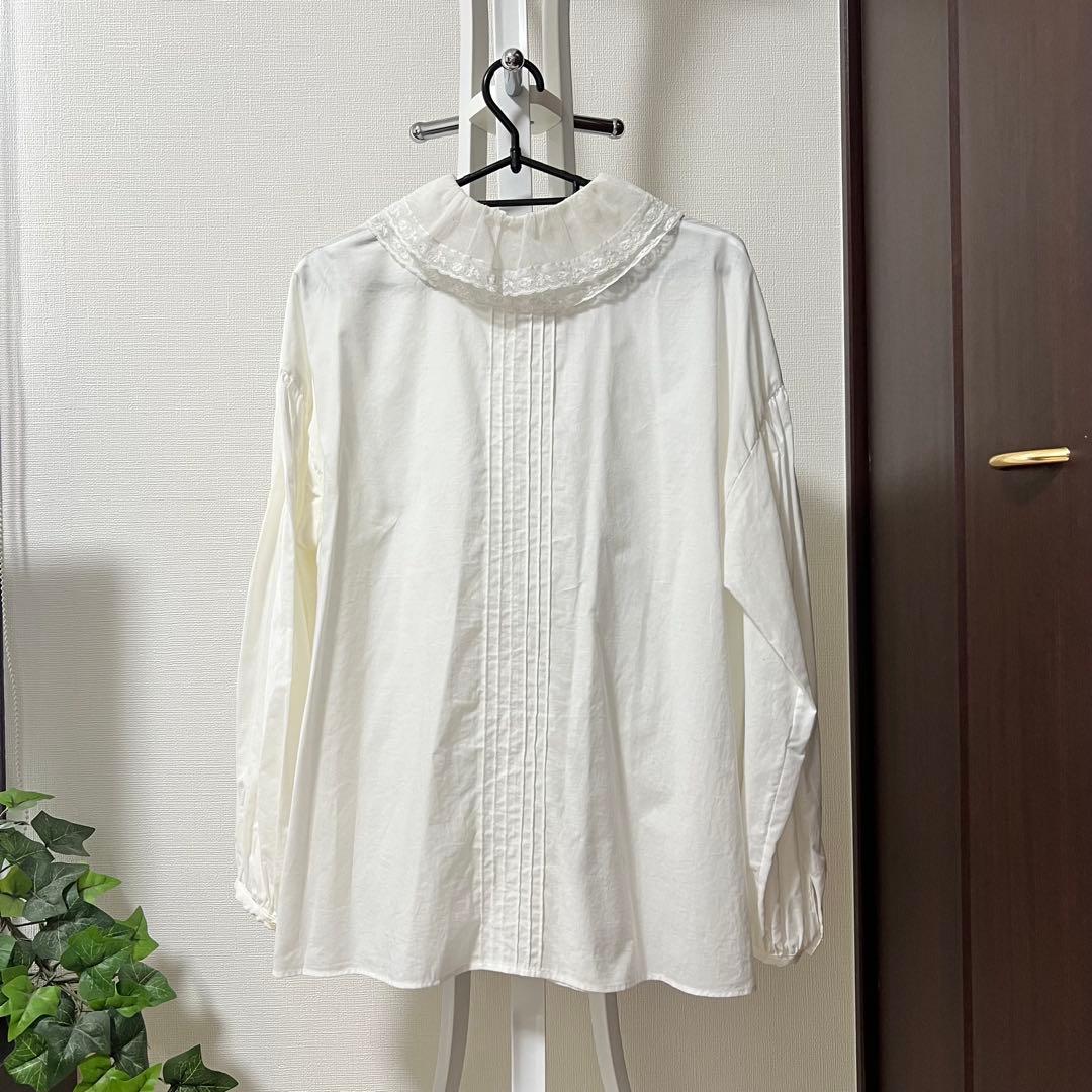 Bilitis dix-sept ans ホワイトシャツ ブラウス フリルレース
