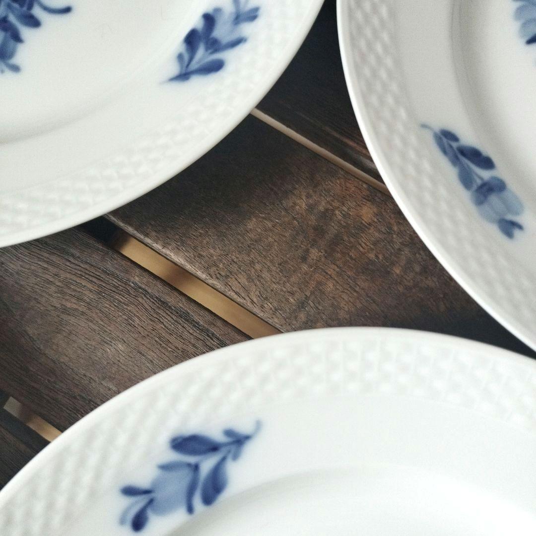 ロイヤルコペンハーゲン ブルーフラワー プレート5枚セット（直径21.5センチ）