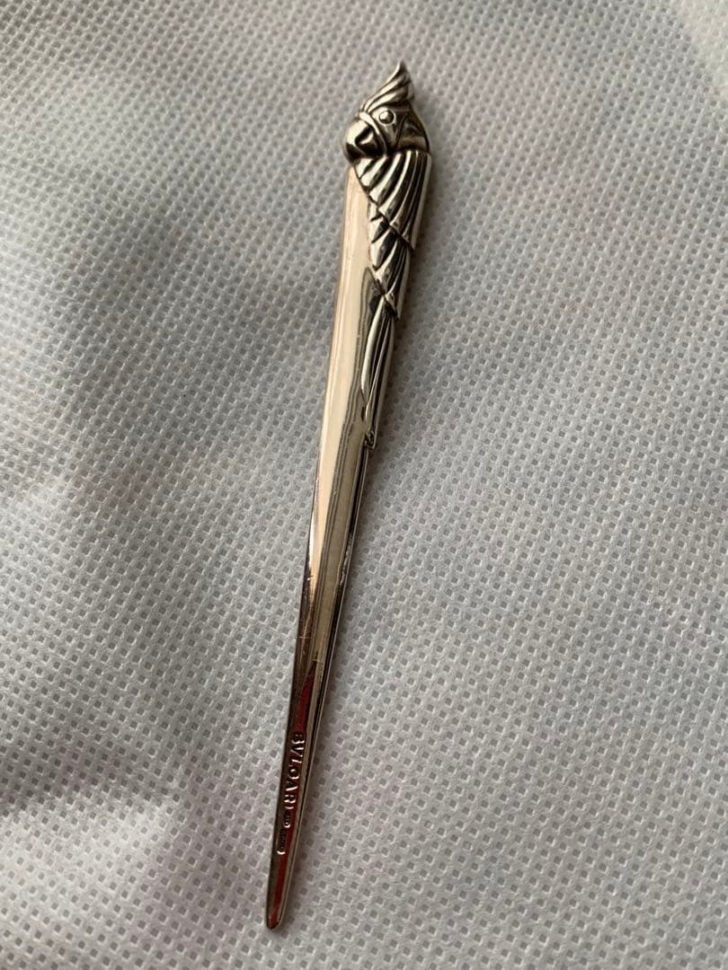 ブルガリ　BVLGARI ペーパーナイフ　パロットバード　レターオープナー