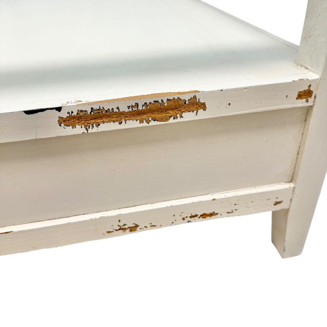 【廃盤】AZUMAYA 東谷 テーブル COL-013 ガラス天板 引き出し付き