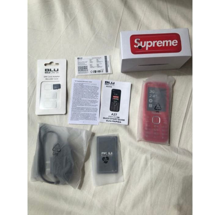 Supreme　BLU Burner シュプリーム　バーナーフォン　赤