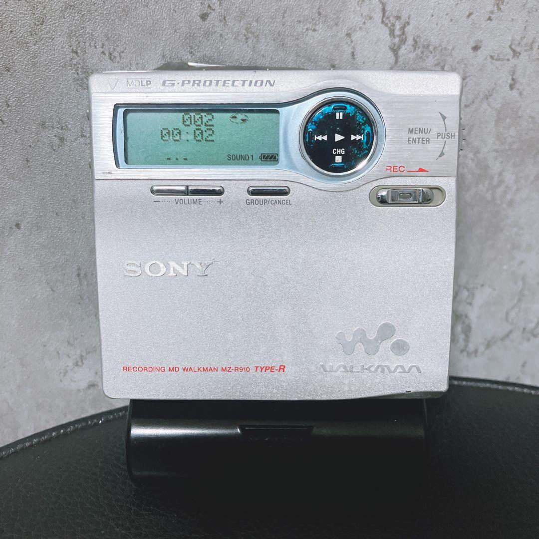 【希少】ソニー MDウォークマン MZ-R910 MDレコーダー