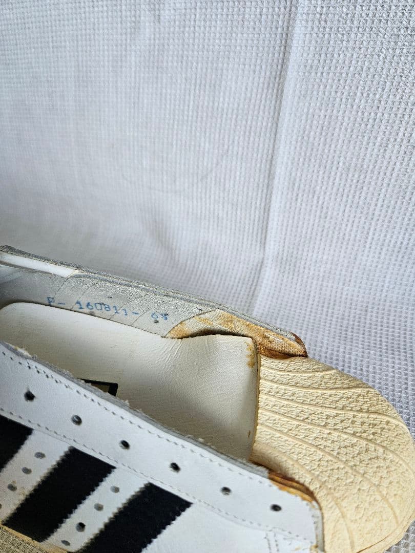1980s　フランス製adidas スーパースター箱付き金ベロ