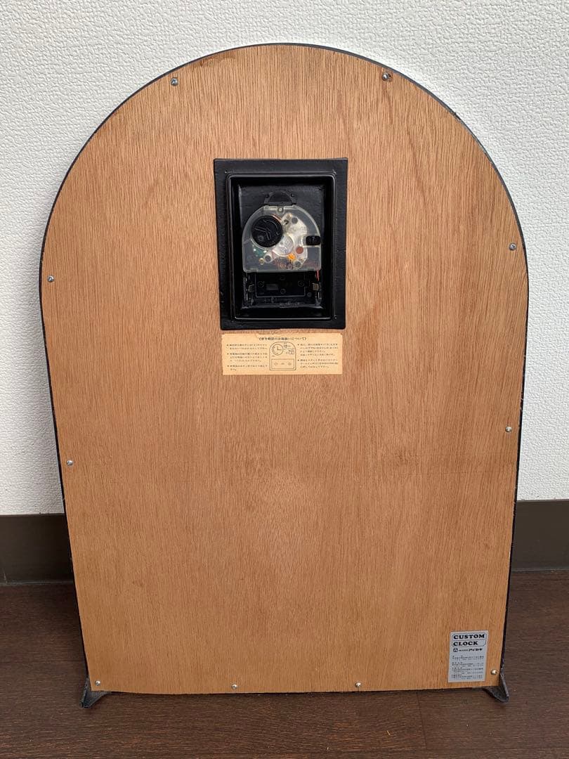 【激レア】SUPER NIKKA 非売品 ヴィンテージ ミラー時計 鏡時計 大型