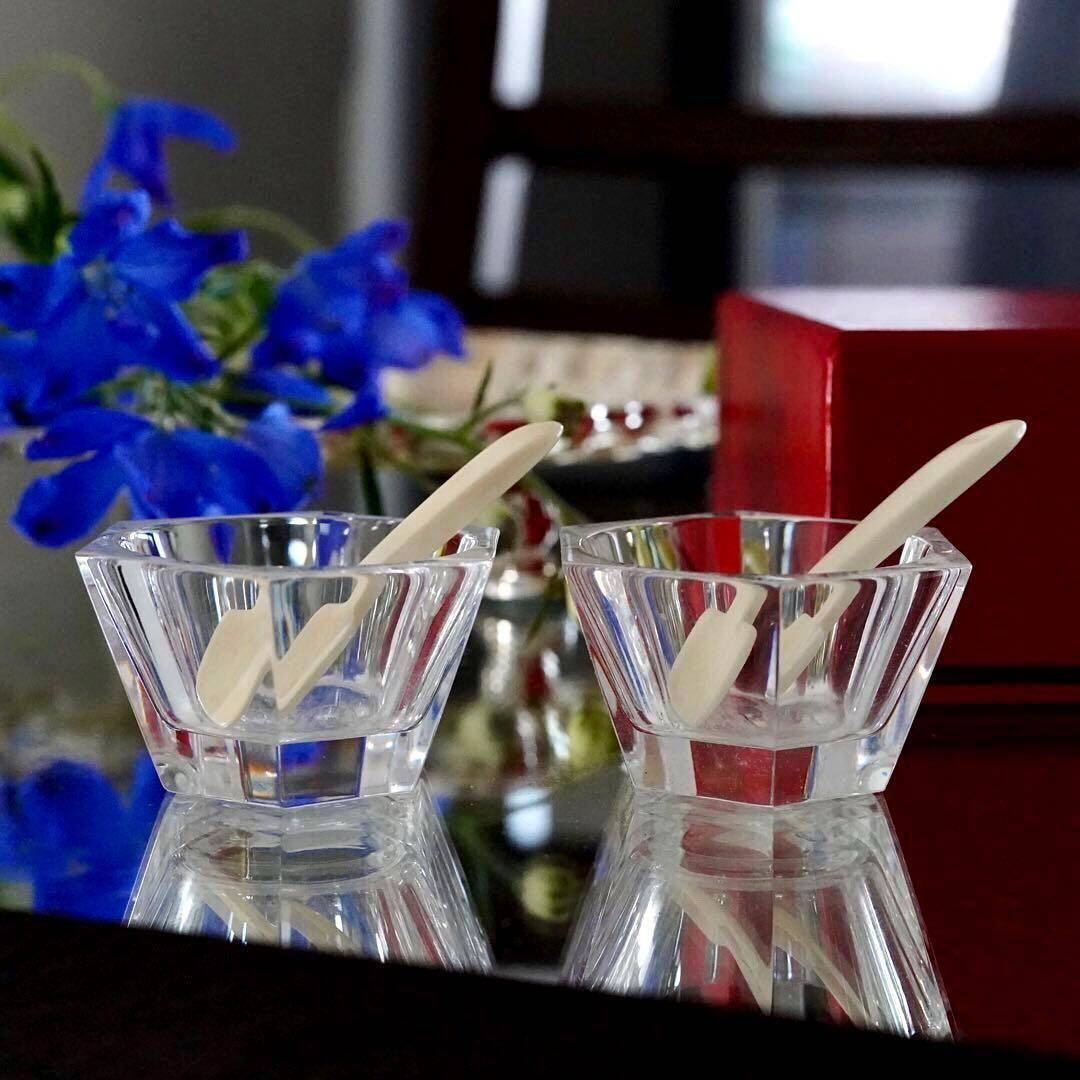 美品★オールド バカラ アルクール ミズーリ ソルト＆ペッパー 塩胡椒入れ 希少