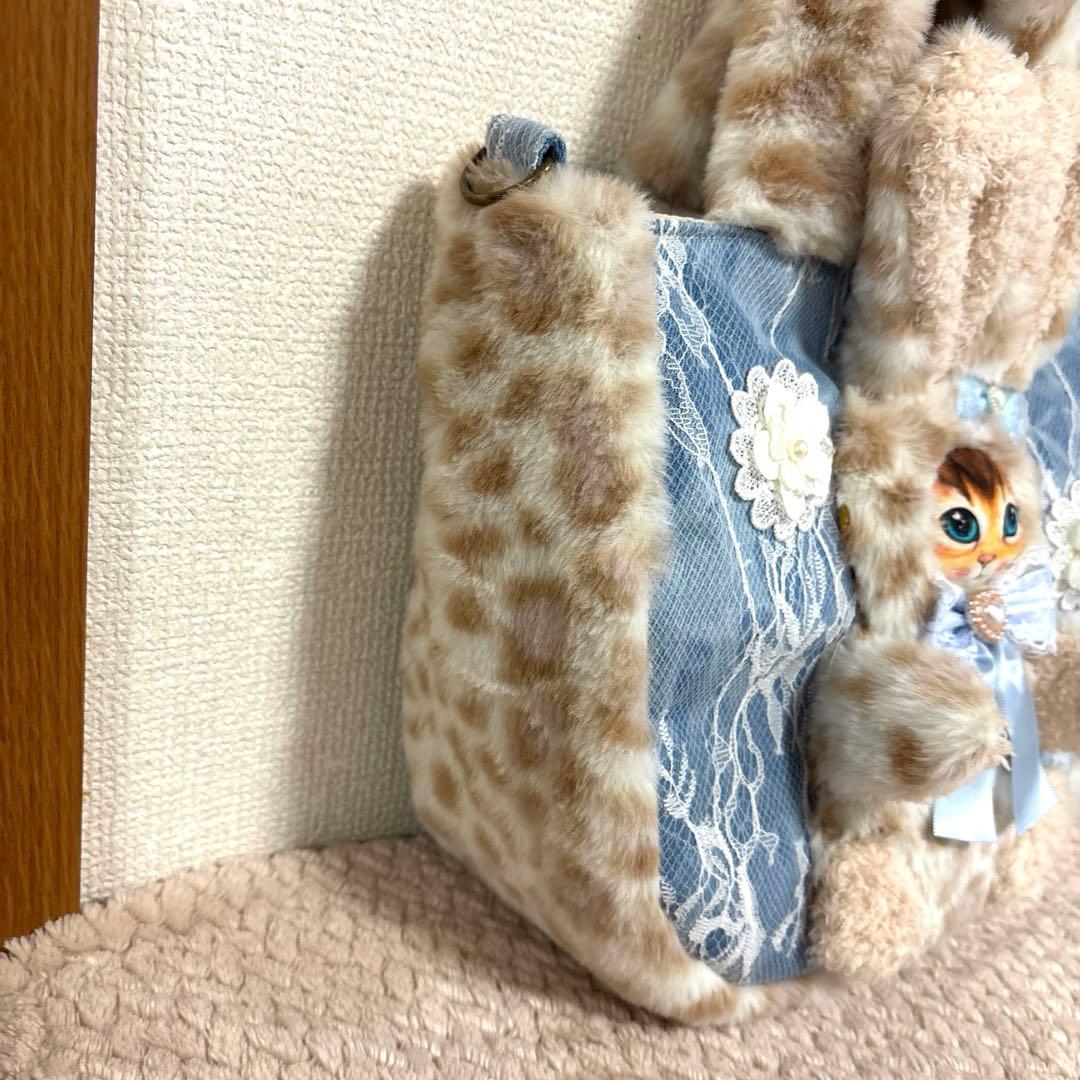 黒*こ様 コヤンイサムチョン　うさぎボリちゃん　ふわモコ　ラウンドトート