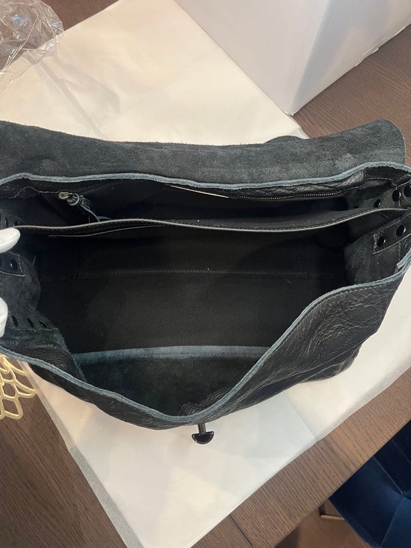 【正規品】ZANELLATO ポスティーナM 黒 上質レザー