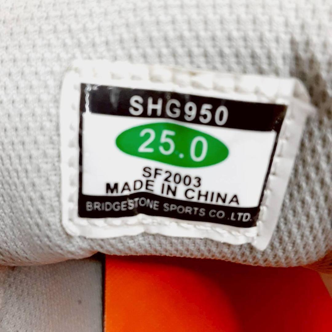 美品 25㎝◎ブリヂストン TOUR B ZSP-BITER ゴルフシューズ 白