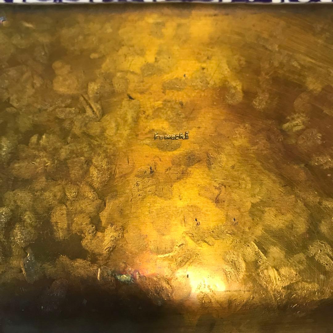 川地あや香さん真鍮のトレー