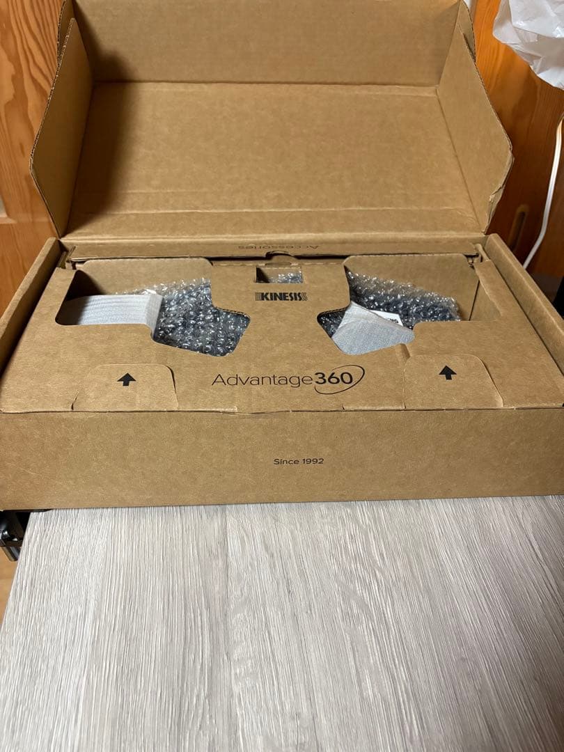 Kinesis Advantage 360 USB接続　静音赤軸 パームレスト付