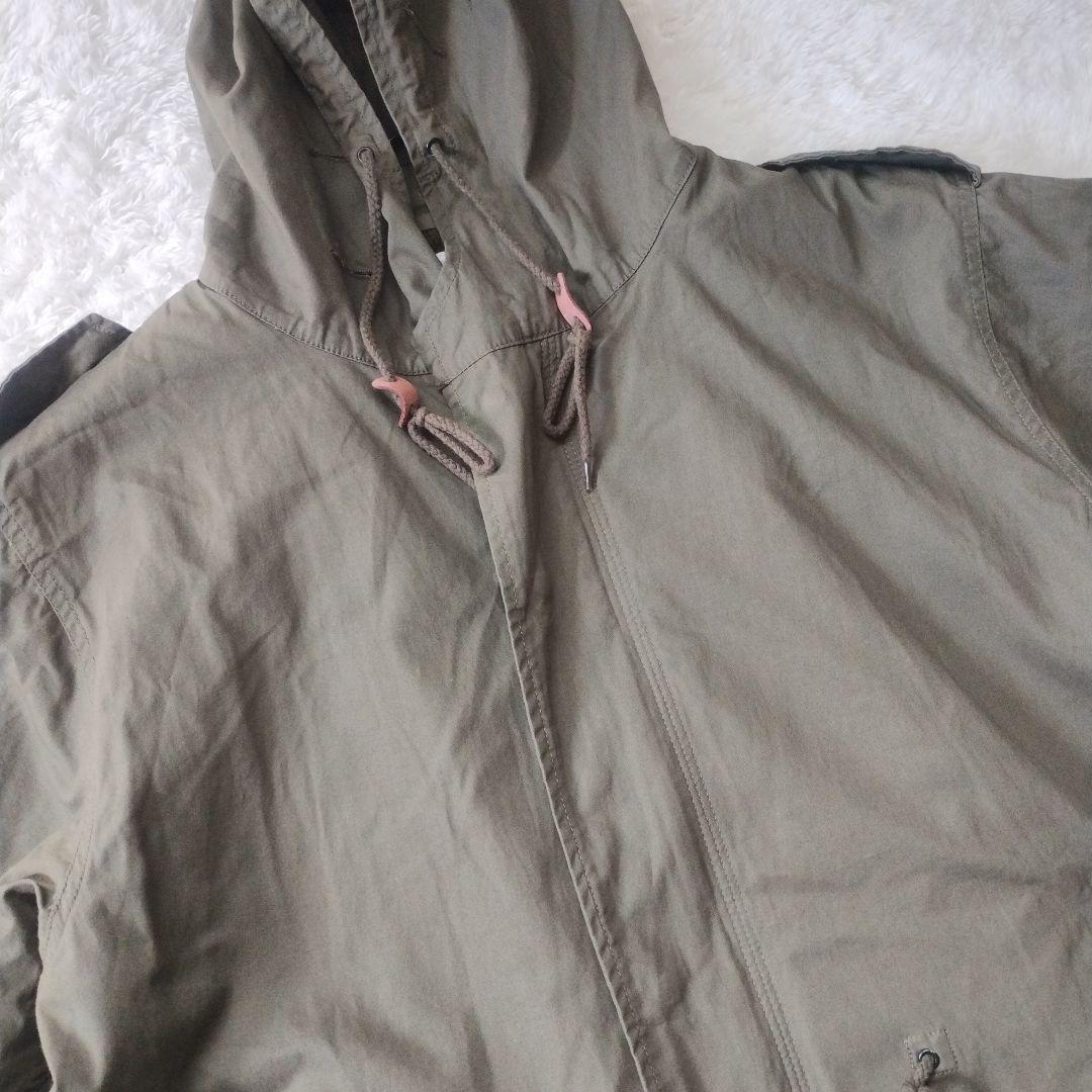 極美品✨ヒューストン　M-51　ライナー付　モッズコート　青島コート　S　カーキ